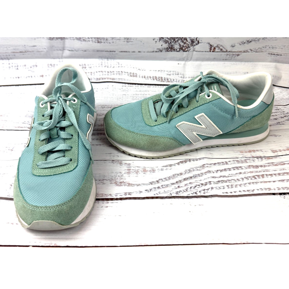 NEW BALANCE 501 blue turquoise sneakers shoes size 9.5